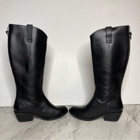 Sofft Astoria Black Leather Tall Boot 8M - Picture 5 of 15